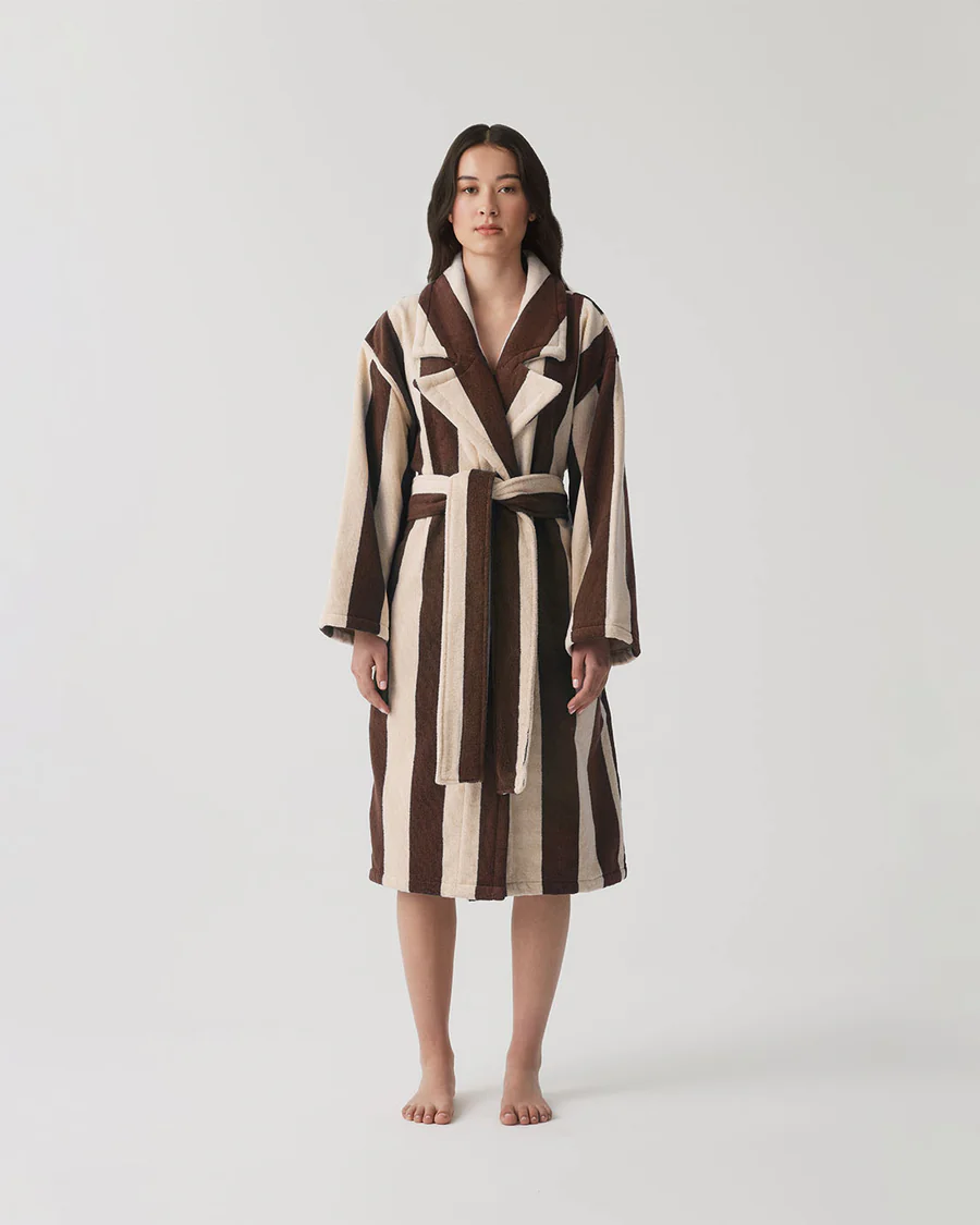 HOMMEY - ROBE | TERRY [SIZE:L/XL CLR:TIRAMISU]