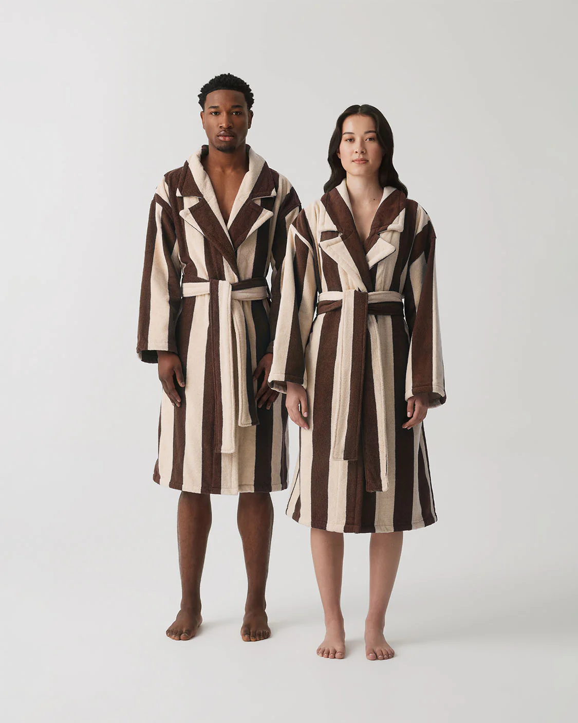 HOMMEY - ROBE | TERRY [SIZE:L/XL CLR:TIRAMISU]
