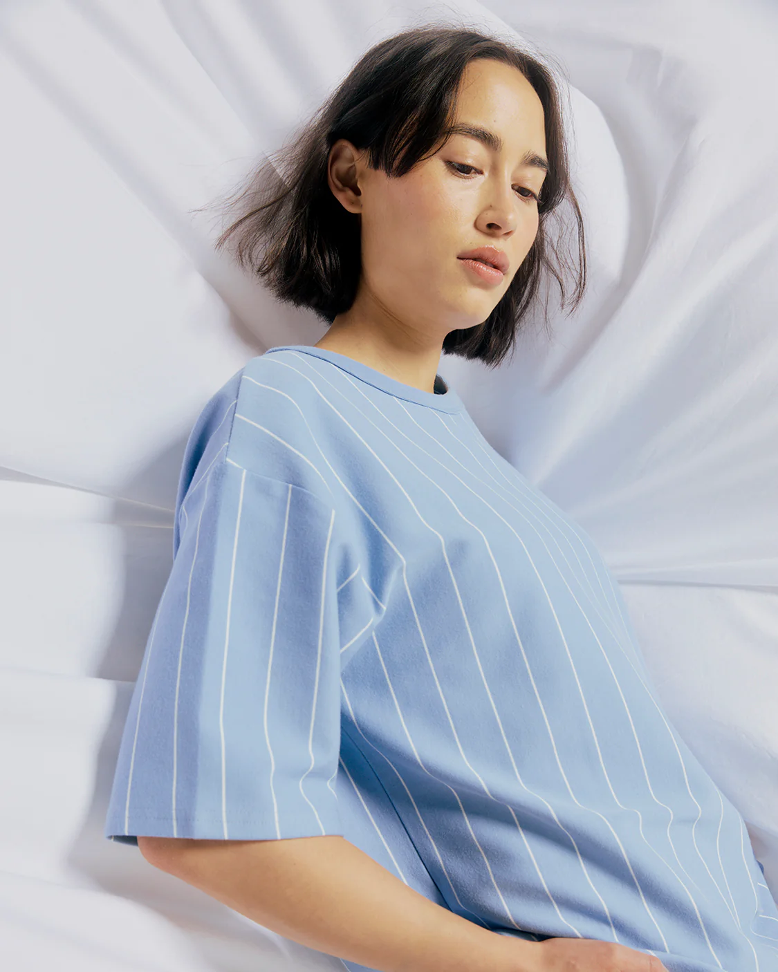 HOMMEY - SLEEP T-SHIRT | CAPRI [SIZE:L]