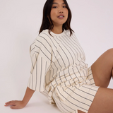 HOMMEY - SLEEP T-SHIRT | SNOW | EXTRA SMALL