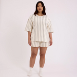HOMMEY - SLEEP T-SHIRT | SNOW | SMALL