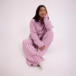 HOMMEY - LONG SLEEVE SLEEP SHIRT | ASTER | LARGE