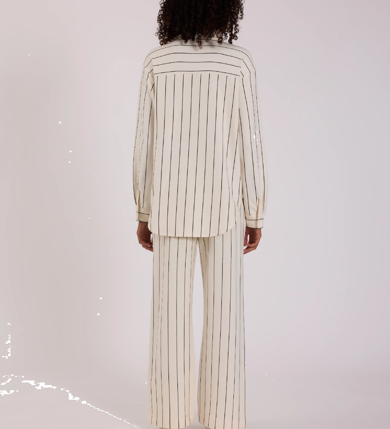 HOMMEY - LONG SLEEVE SLEEP SHIRT | SNOW | SMALL