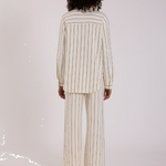 HOMMEY - LONG SLEEVE SLEEP SHIRT | SNOW | SMALL