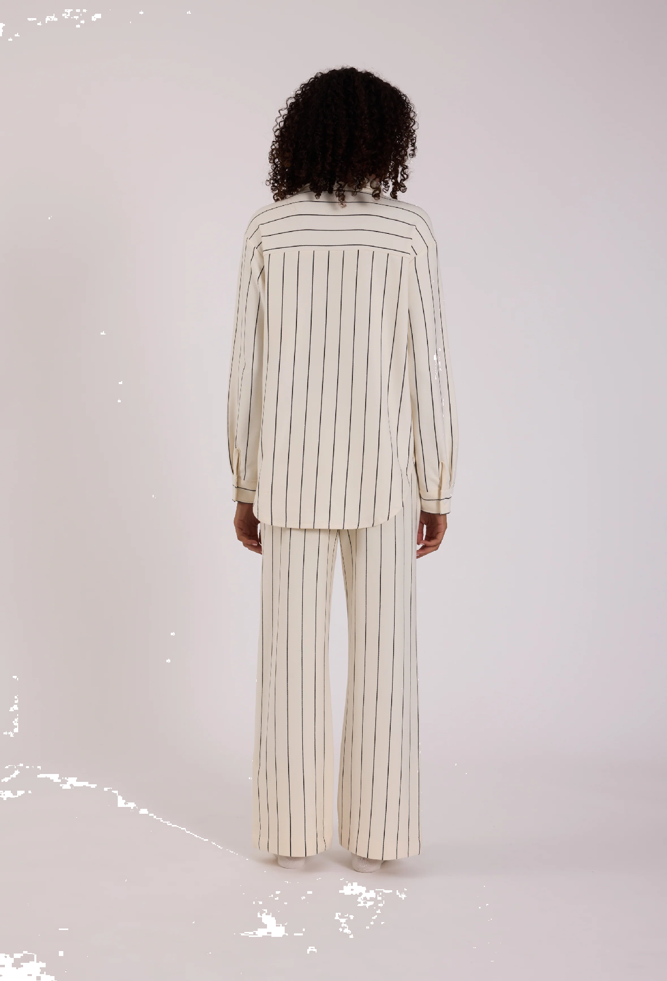 HOMMEY - LONG SLEEVE SLEEP SHIRT | SNOW | SMALL