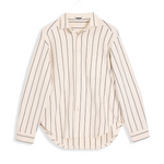HOMMEY - LONG SLEEVE SLEEP SHIRT | SNOW | SMALL