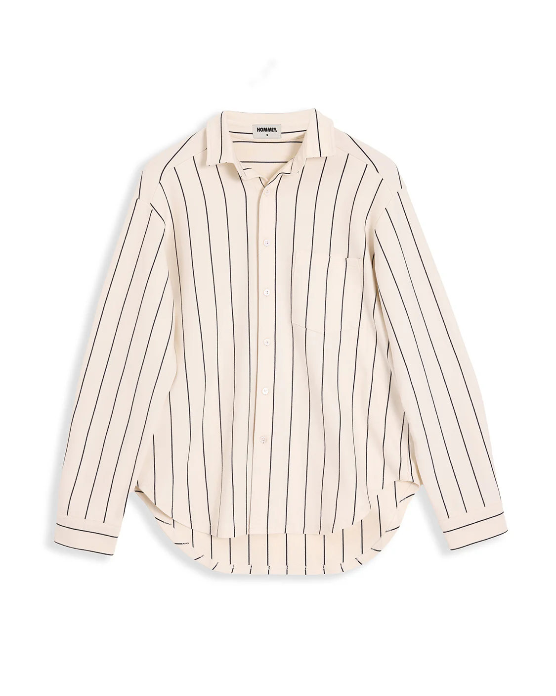 HOMMEY - LONG SLEEVE SLEEP SHIRT | SNOW | LARGE