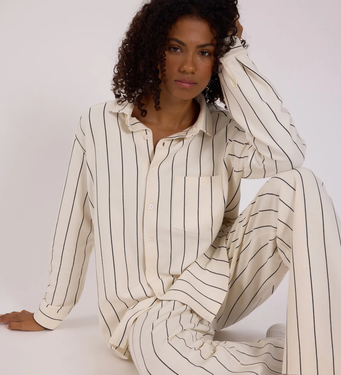 HOMMEY - SLEEP PANT | SNOW | LARGE
