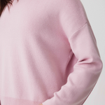 HOMMEY - COTTON CASHMERE SWEATER | ROSE | EXTRA SMALL