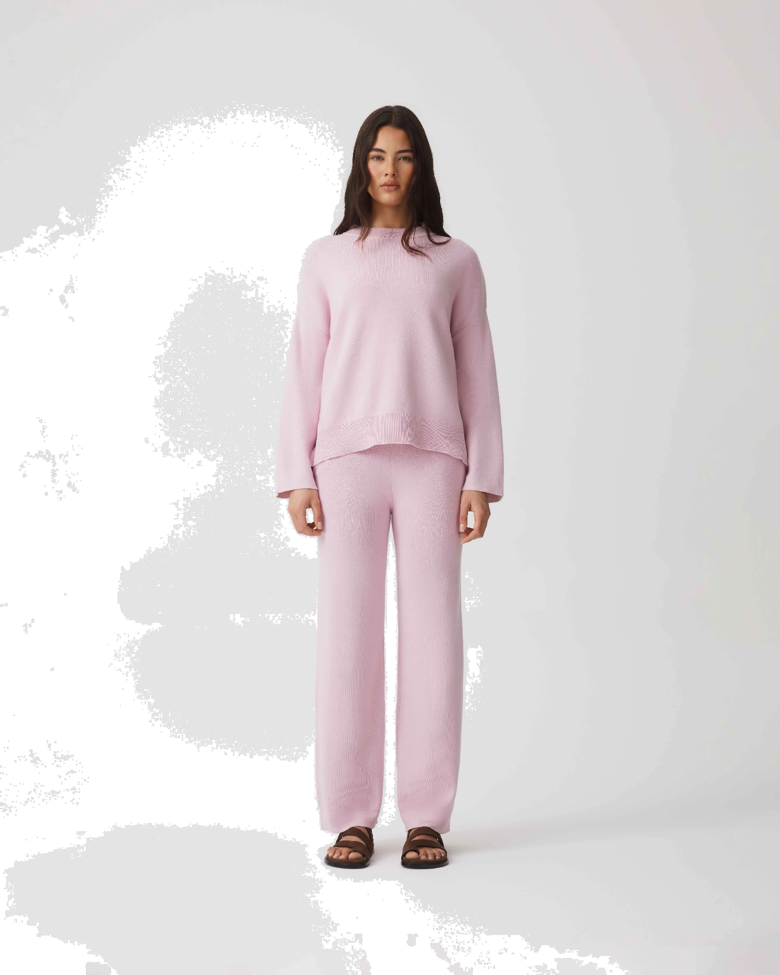 HOMMEY - COTTON CASHMERE SWEATER | ROSE | EXTRA SMALL