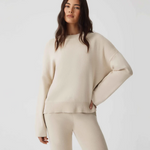 HOMMEY - COTTON CASHMERE SWEATER | CLOUD | EXTRA SMALL