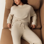 HOMMEY - COTTON CASHMERE SWEATER | CLOUD | EXTRA SMALL