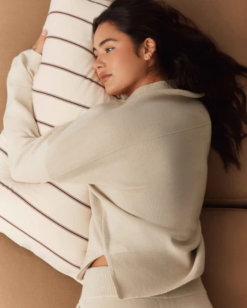 HOMMEY - COTTON CASHMERE SWEATER | CLOUD | EXTRA SMALL