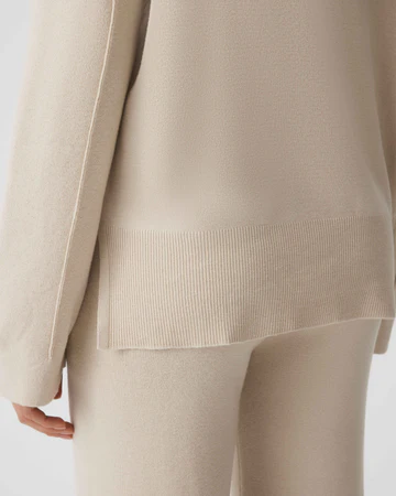 HOMMEY - COTTON CASHMERE SWEATER | CLOUD | EXTRA SMALL