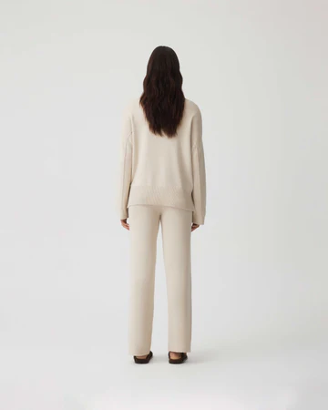 HOMMEY - COTTON CASHMERE SWEATER | CLOUD | EXTRA SMALL
