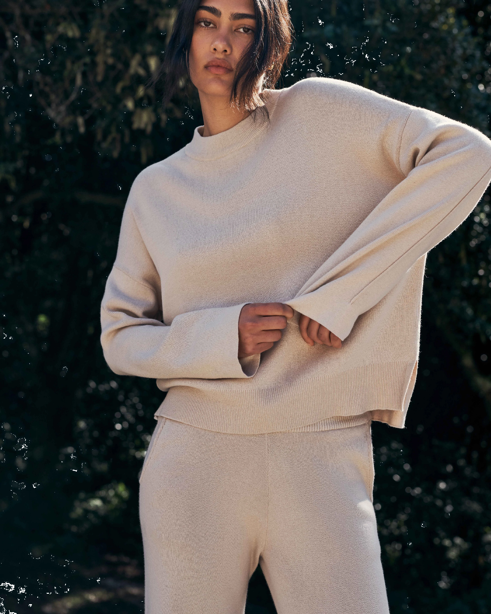 HOMMEY - COTTON CASHMERE SWEATER | CLOUD | EXTRA LARGE
