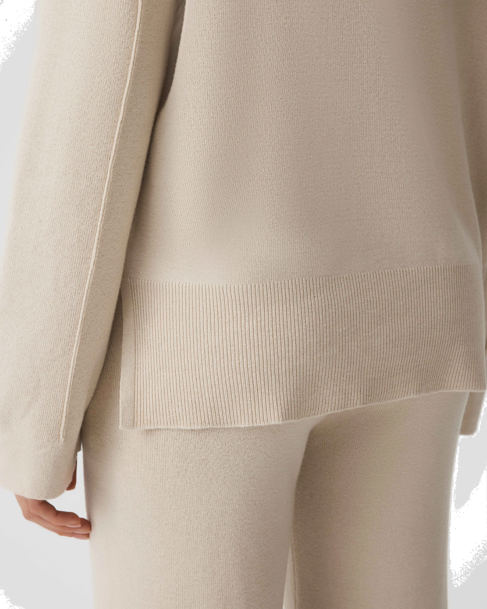 HOMMEY - COTTON CASHMERE SWEATER | CLOUD | EXTRA LARGE