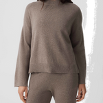 HOMMEY - COTTON CASHMERE SWEATER | MUSHROOM | EXTRA SMALL