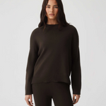 HOMMEY - COTTON CASHMERE SWEATER | WINE | EXTRA SMALL