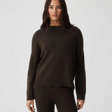 HOMMEY - COTTON CASHMERE SWEATER | WINE | EXTRA SMALL