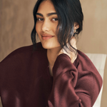 HOMMEY - COTTON CASHMERE SWEATER | WINE | EXTRA SMALL