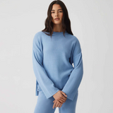 HOMMEY - COTTON CASHMERE SWEATER | FROST | EXTRA SMALL