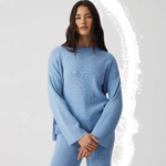 HOMMEY - COTTON CASHMERE SWEATER | FROST | MEDIUM