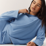 HOMMEY - COTTON CASHMERE SWEATER | FROST | EXTRA LARGE