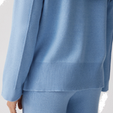 HOMMEY - COTTON CASHMERE SWEATER | FROST | EXTRA LARGE