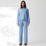 HOMMEY - COTTON CASHMERE SWEATER | FROST | EXTRA LARGE