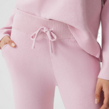 HOMMEY - COTTON CASHMERE PANT | ROSE | EXTRA SMALL
