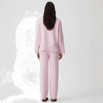 HOMMEY - COTTON CASHMERE PANT | ROSE | EXTRA SMALL