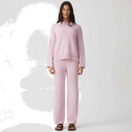 HOMMEY - COTTON CASHMERE PANT | ROSE | EXTRA SMALL