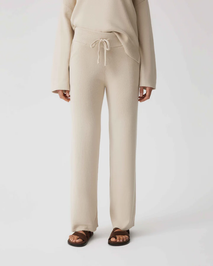 HOMMEY - COTTON CASHMERE PANT | CLOUD | EXTRA SMALL