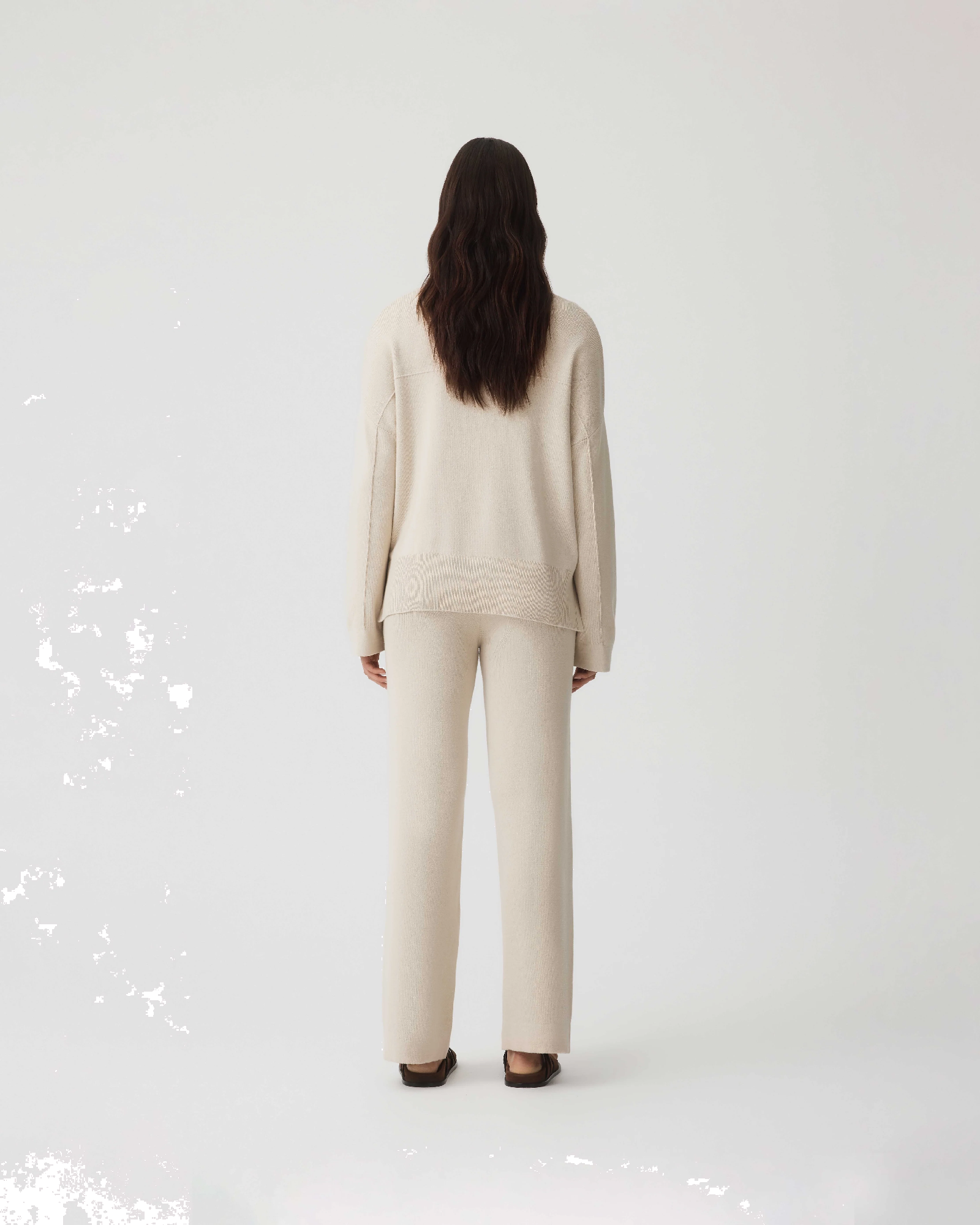 HOMMEY - COTTON CASHMERE PANT | CLOUD | EXTRA SMALL