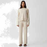 HOMMEY - COTTON CASHMERE PANT | CLOUD | EXTRA LARGE