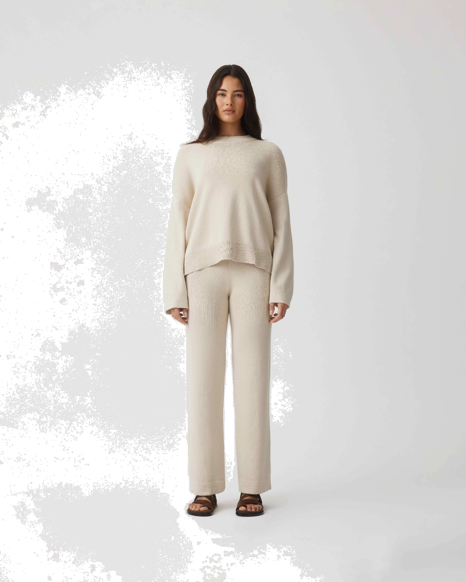 HOMMEY - COTTON CASHMERE PANT | CLOUD | EXTRA LARGE