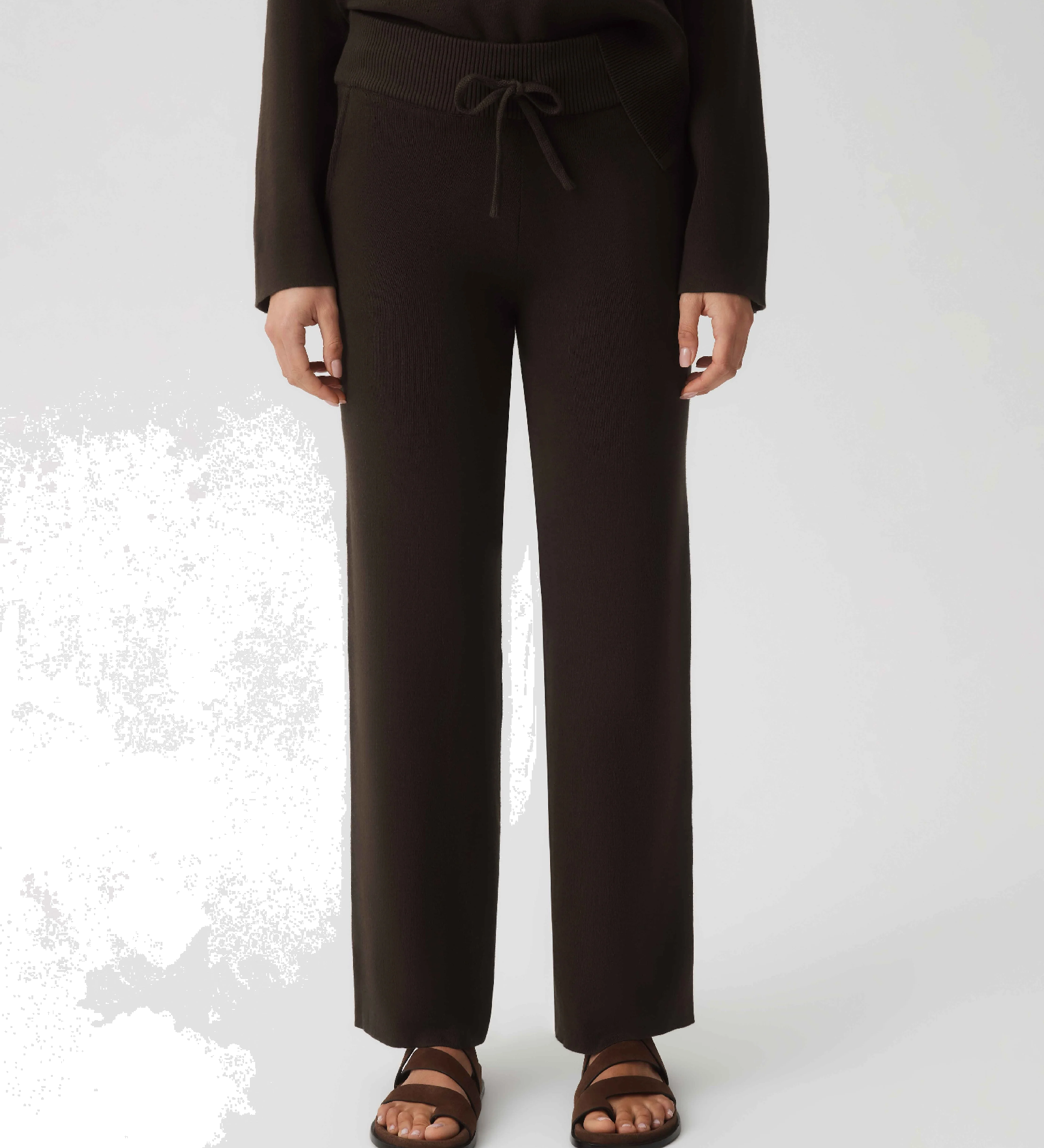 HOMMEY - COTTON CASHMERE PANT | CHESTNUT | EXTRA SMALL