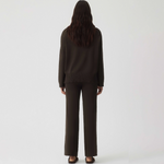 HOMMEY - COTTON CASHMERE PANT | CHESTNUT | EXTRA SMALL