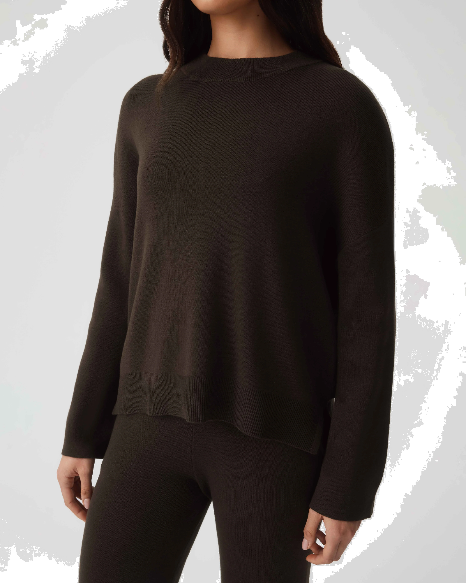 HOMMEY - COTTON CASHMERE PANT | CHESTNUT | EXTRA SMALL