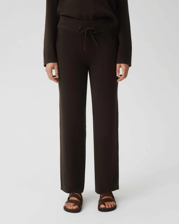 HOMMEY - COTTON CASHMERE PANT | CHESTNUT | SMALL