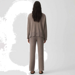 HOMMEY - COTTON CASHMERE PANT | MUSHROOM | EXTRA SMALL