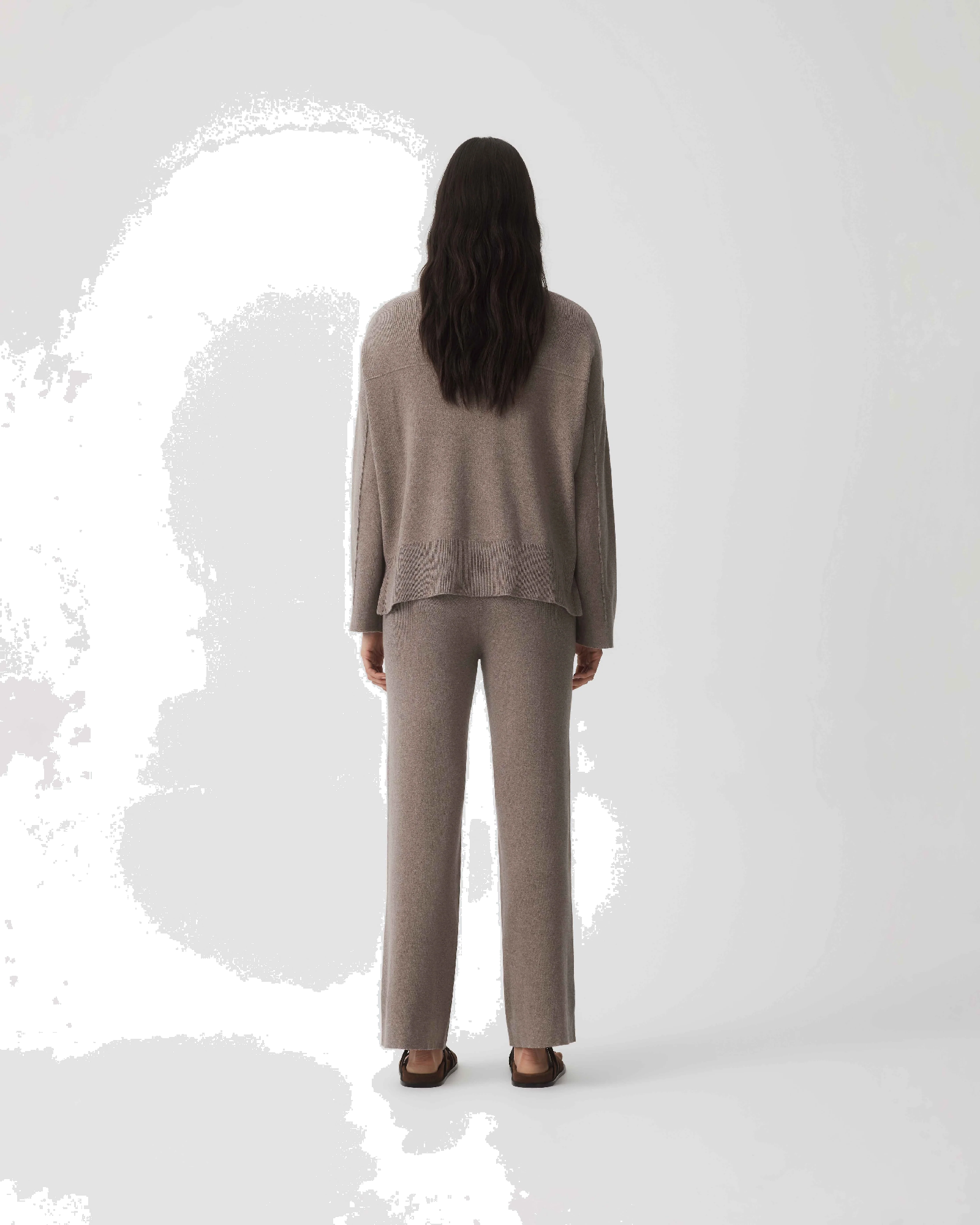 HOMMEY - COTTON CASHMERE PANT | MUSHROOM | EXTRA SMALL
