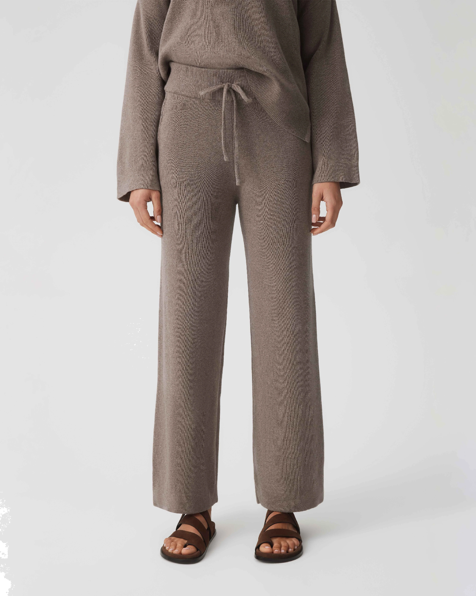 HOMMEY - COTTON CASHMERE PANT | MUSHROOM | MEDIUM