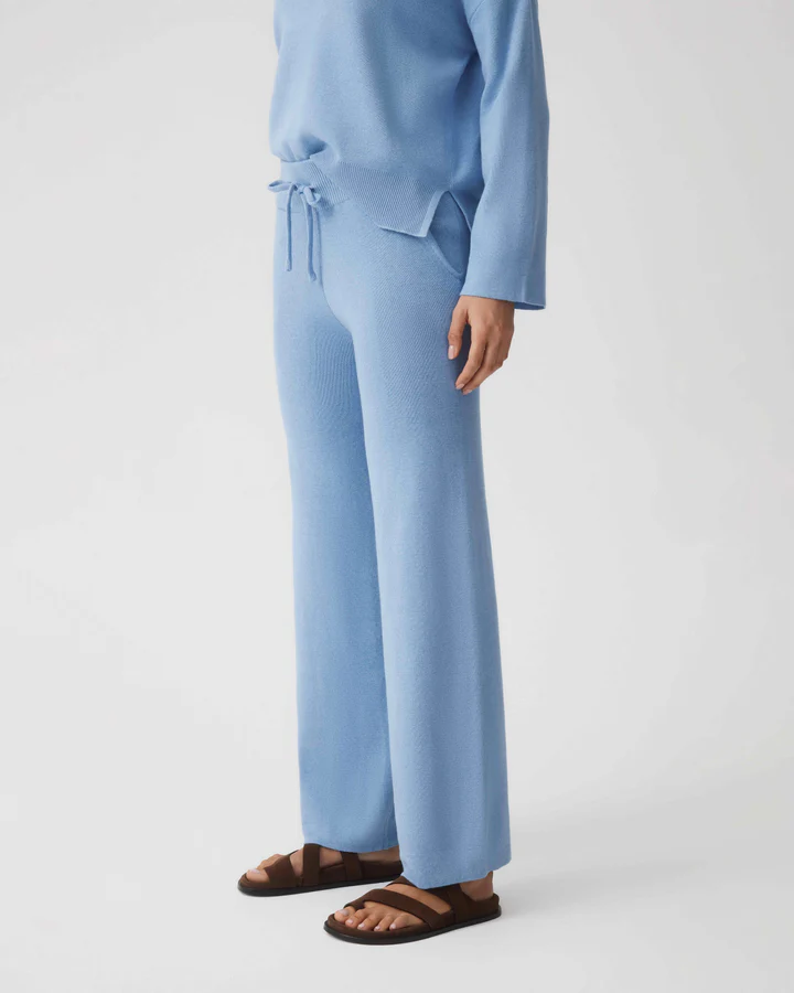 HOMMEY - COTTON CASHMERE PANT | FROST | EXTRA SMALL