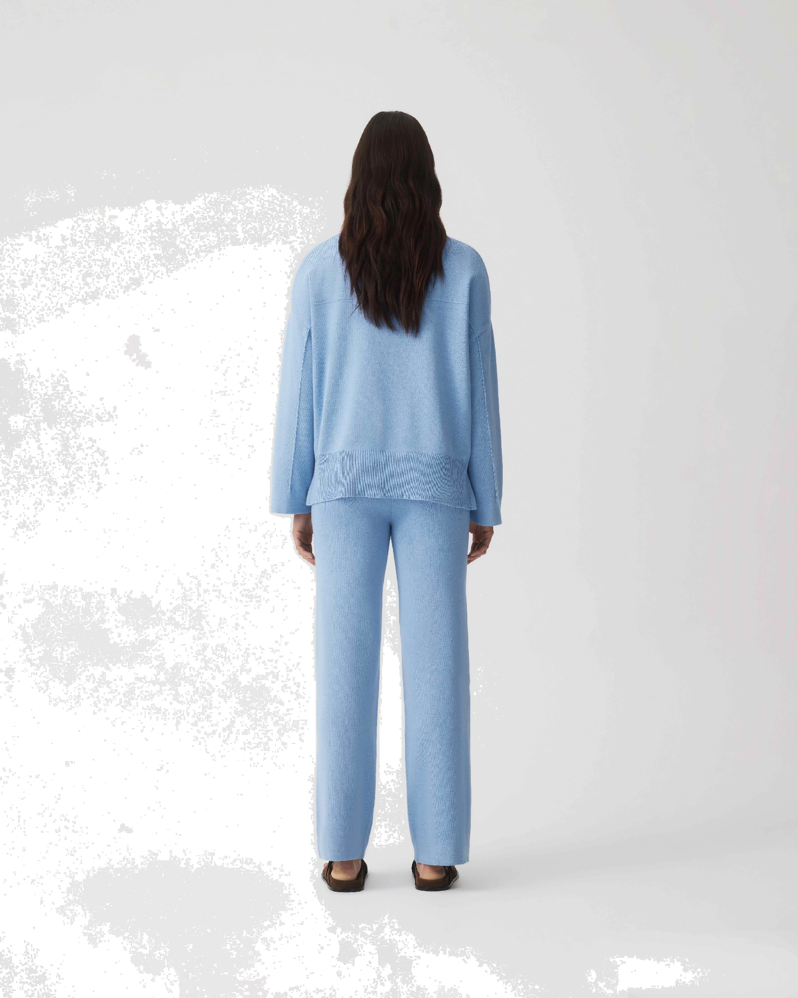 HOMMEY - COTTON CASHMERE PANT | FROST | EXTRA SMALL