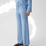 HOMMEY - COTTON CASHMERE PANT | FROST | SMALL