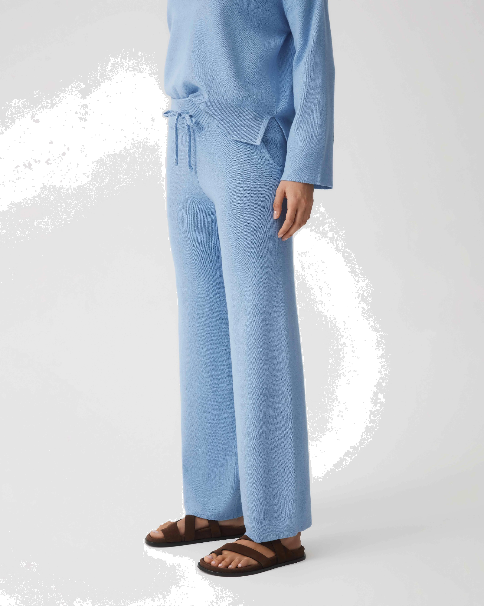HOMMEY - COTTON CASHMERE PANT | FROST | SMALL