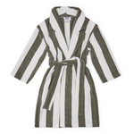 HOMMEY - ROBE | MATCHA STRIPES | L/XL COTTON