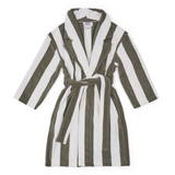 HOMMEY - ROBE | MATCHA STRIPES | L/XL COTTON